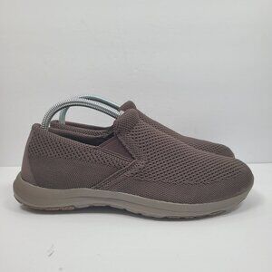 L.L.Bean Men's Brown Slip-On Mesh Casual Shoes 506002 US Size 10W